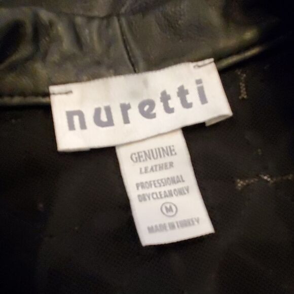 Stunningly unique Nuretti leather cutout jacket - Picture 2 of 8